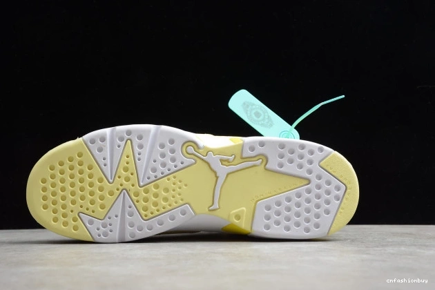 Air Floral 6 Jordan Dynamic (GS) 543390-800 Retro Yellow 1119